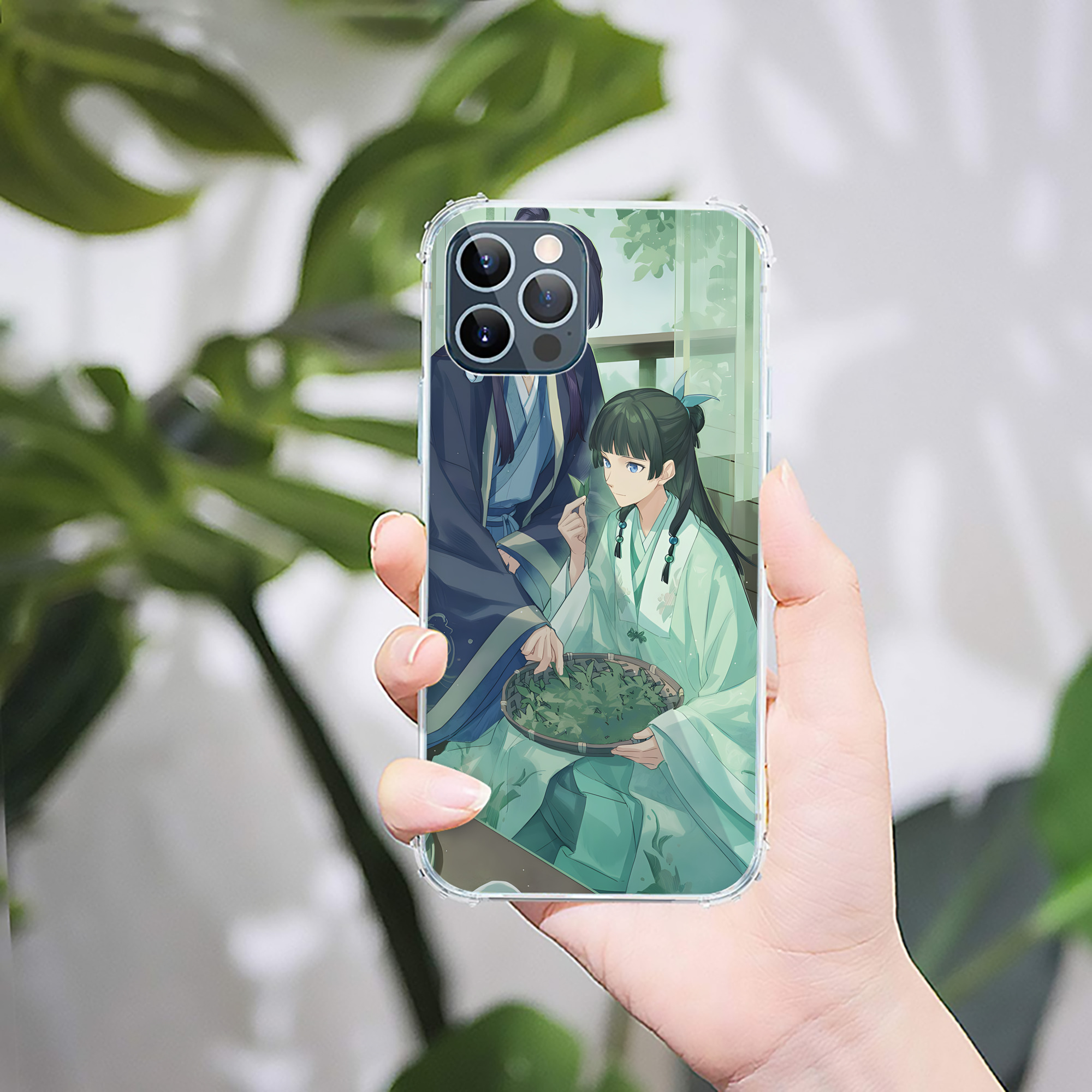 （画像用） 薬屋のひとりごと The Apothecary Diaries 【iPhone 12シリーズ対応】透明スマホケース（クリアソフトケース）